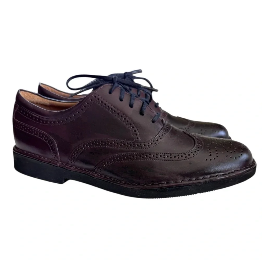 Rockport Genuine Leather Oxford Shoes Brown Size 10